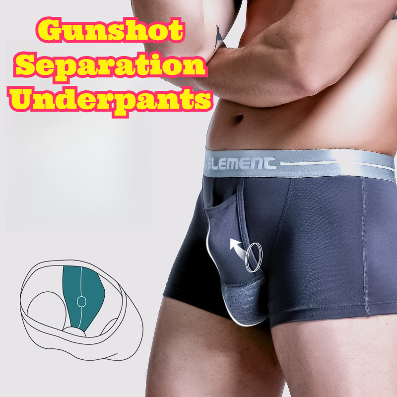 Pouch Boxer Pouch - Herren-Boxershorts aus Eisseide mit separatem Beutel,